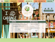 Tablet Screenshot of cabbagetownto.com